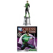 Green Lantern White Bishop Chess Piece with Magazine